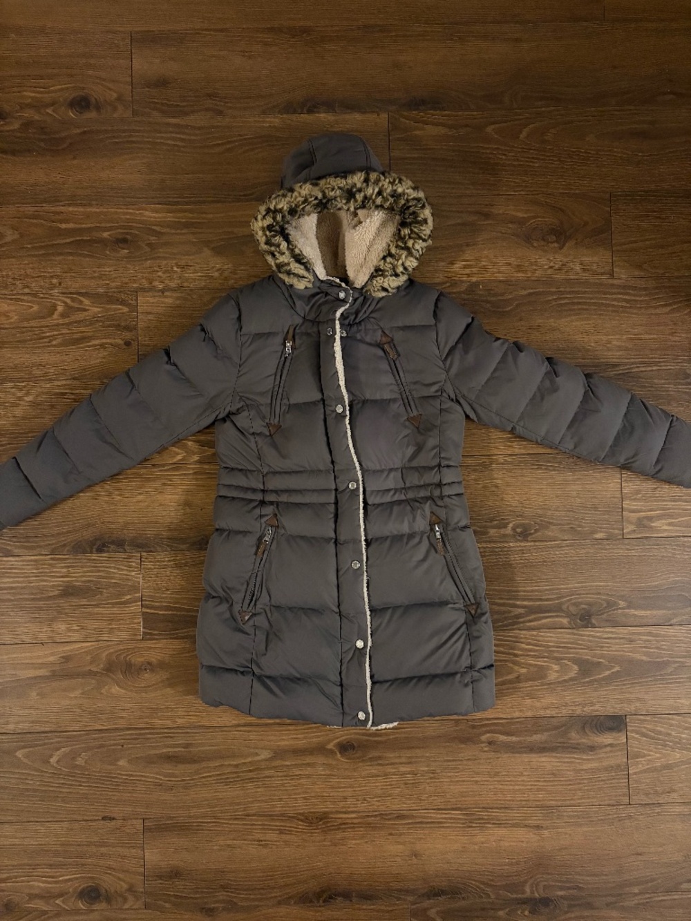 Lauren Ralph Lauren faux fur hood puffer coat